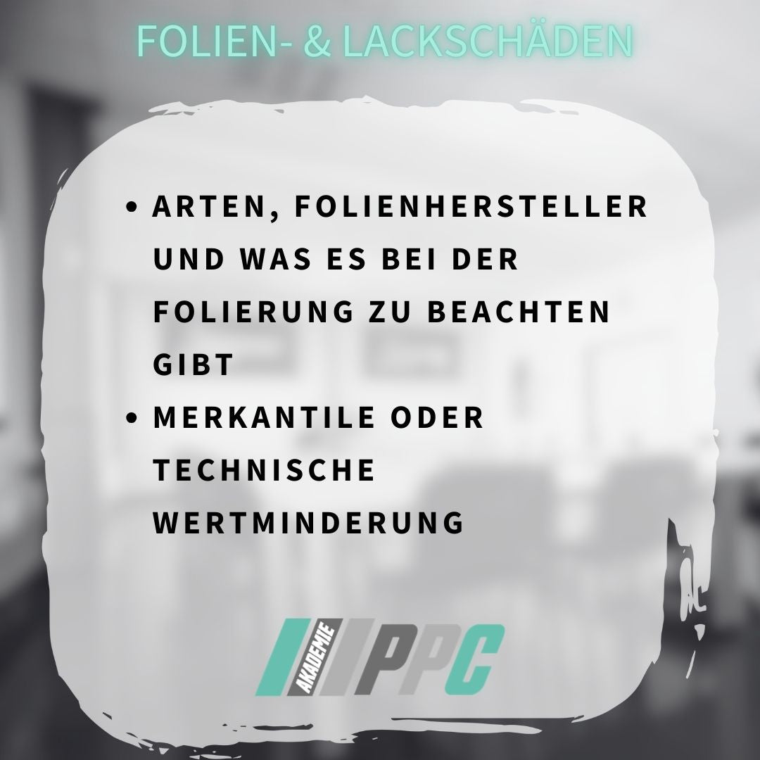 Produktbild für die Fortbildung Lackschäden und Folienschäden mit Marcel Rump.