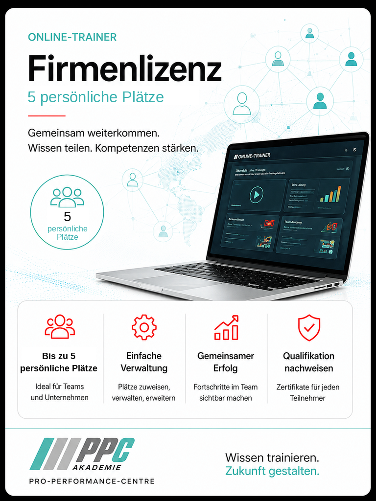 PPC Online-Trainer – Firmenlizenz – 5 persönliche Plätze