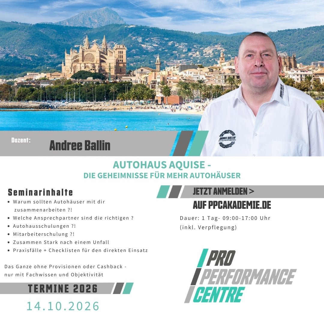 14.10.2026 | Autohaus-Akquise – Die Geheimnisse für mehr Autohäuser als Kunden