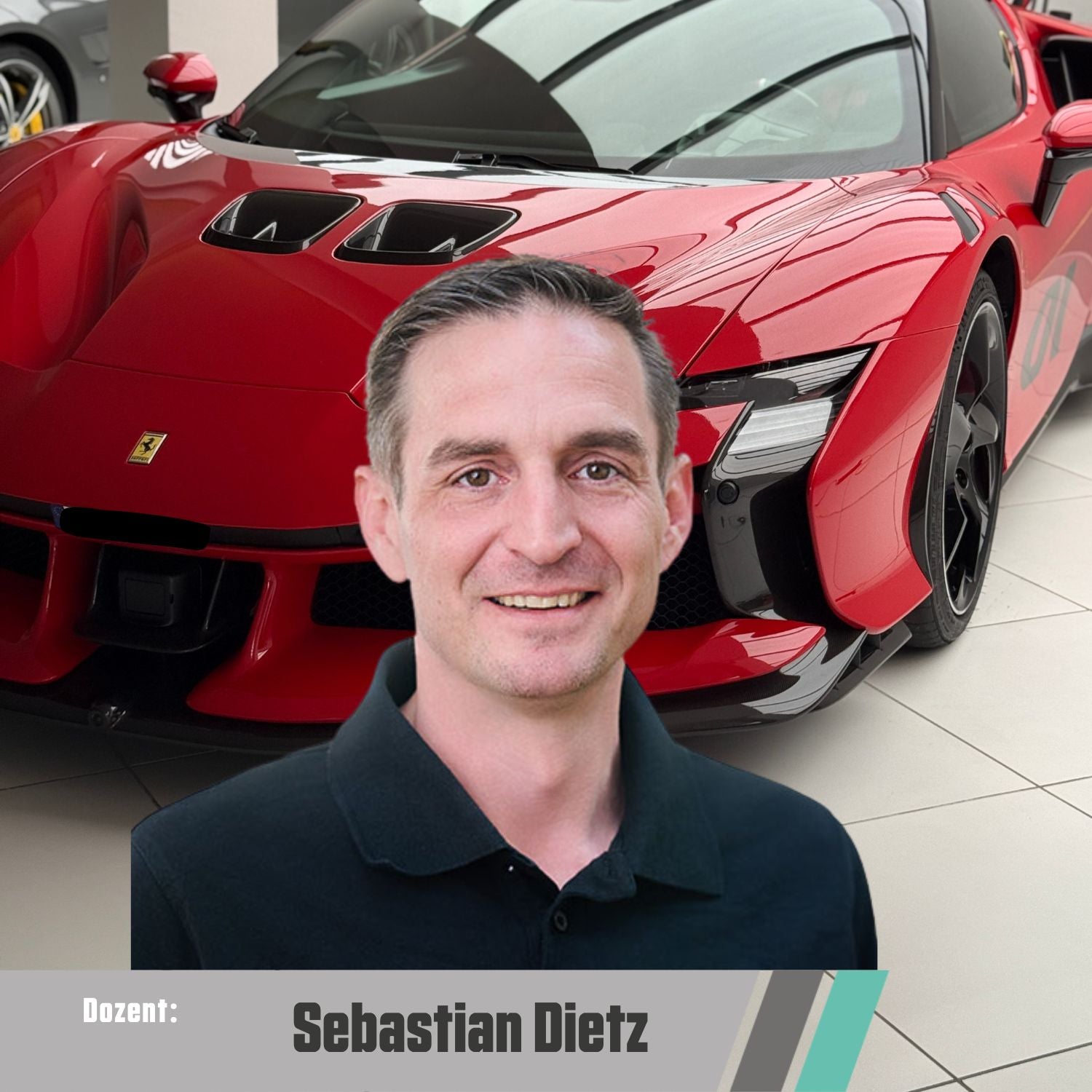 Portrait von PPC Akademie Dozent Sebastian Dietz.