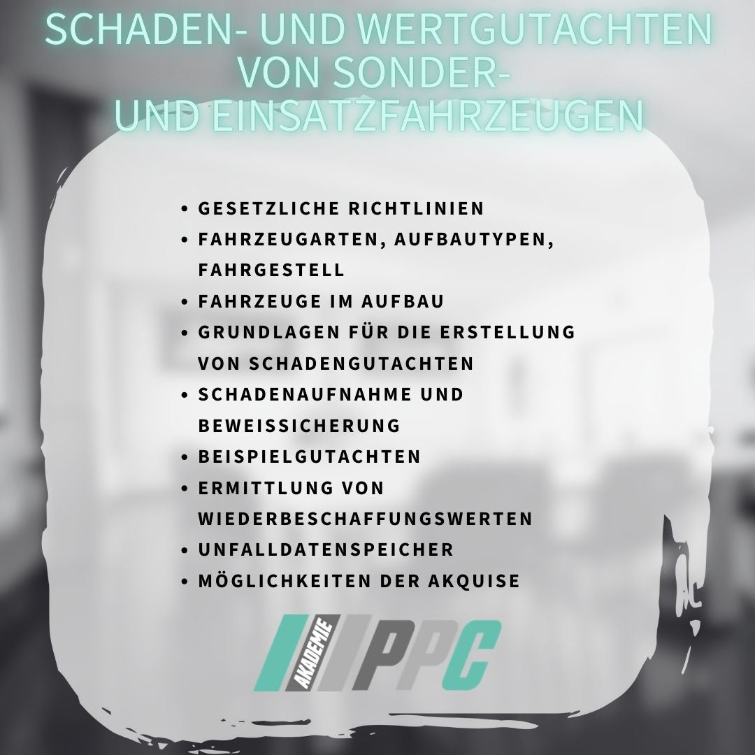 Produktbild für Wertgutachten Fortbildung Sonderfahrzeuge für KFZ Sachverständige mit Florian Focke.