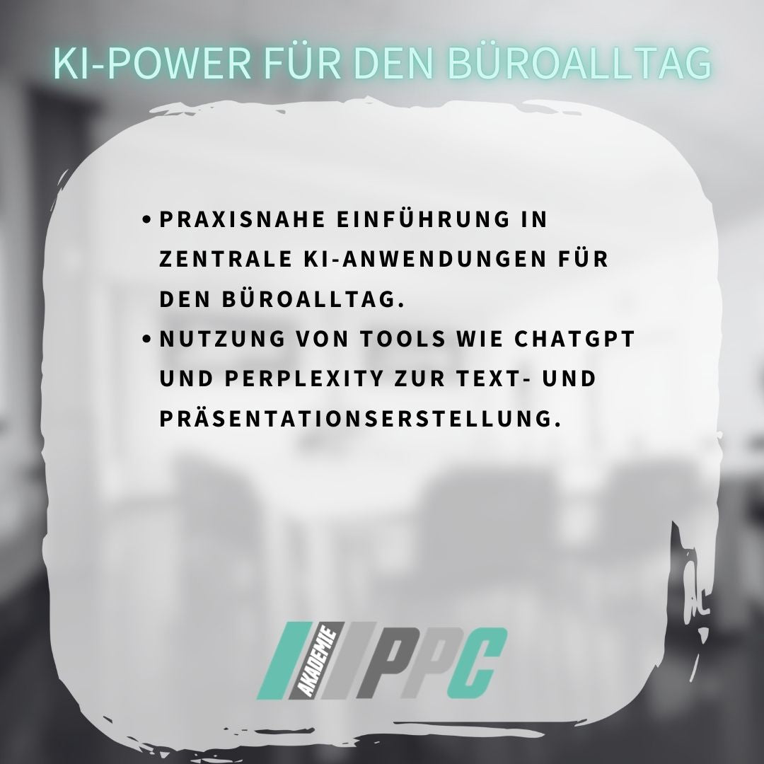 Produktbild für die Büro Organisation mit KI für KFZ Sachverständigen mit Dozent Dirk Eidner.