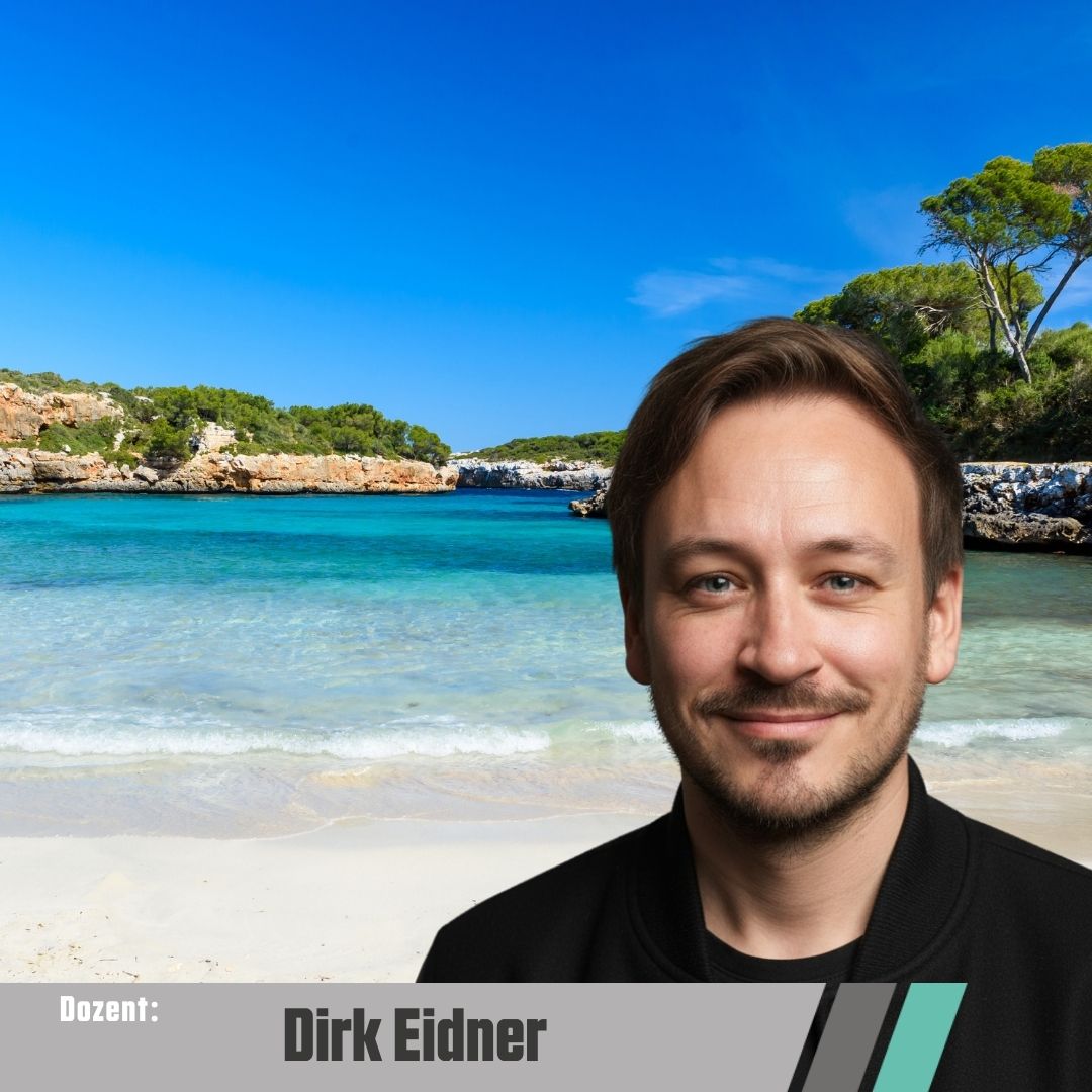 Portrait von Dozent Dirk Eidner der PPC Fortbildungs Akademie Mallorca.
