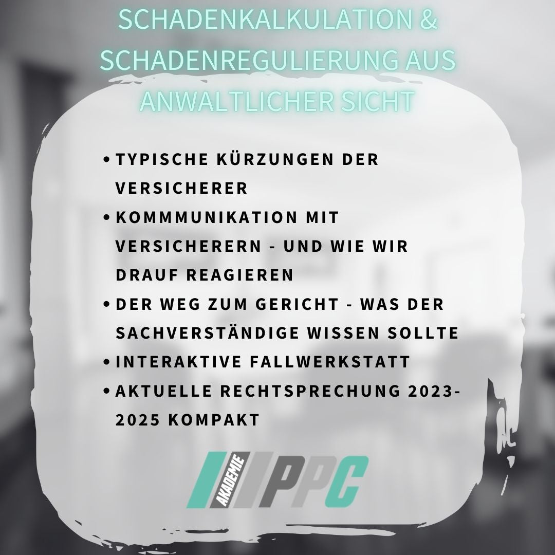 Produktbild für KFZ Schadenkalkulation und Schadenregulierung mit Dozent Alex Neumann.