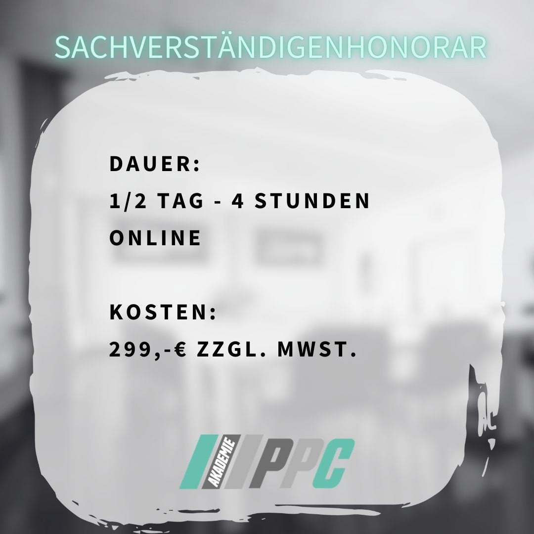 Sachverständigenhonorar - Online