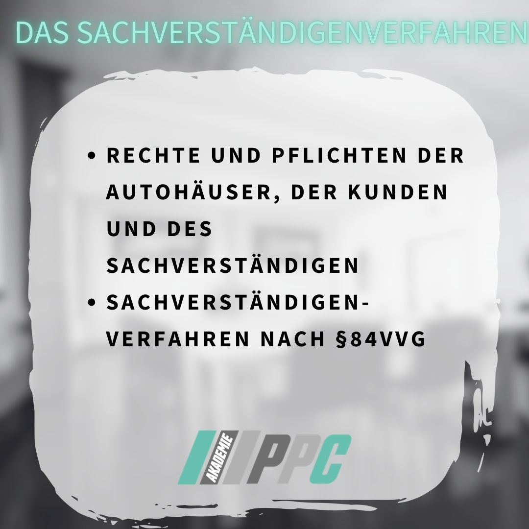 Das Sachverständigenverfahren