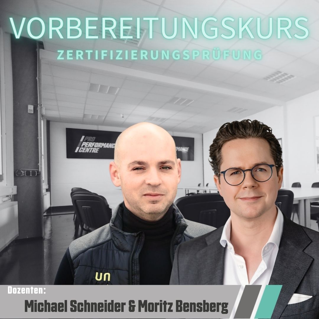 Produktbild für Vorbereitungskurs Gutachter Zertifizierung mit Michael Schneider und Moritz Bensberg.